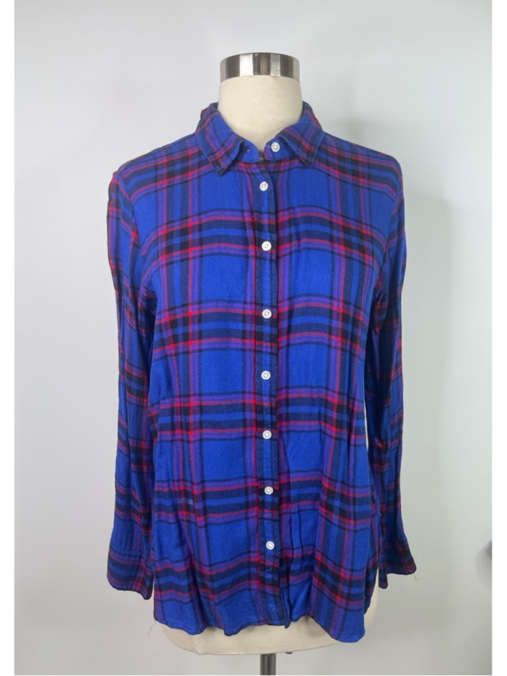 Banana Republic Dillon Classic Fit Plaid Button Down Long Sleeve Shirt